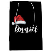 家族にぴったりのクリスマスプレゼント - 名前入りクリスマスギフト ミディアムペーパーバッグ (正面)