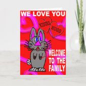 家族にようこそ カード (正面)