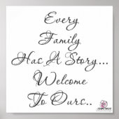 家族にようこそ ポスター (正面)