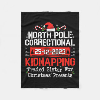 家族に一致する北極矯正誘拐事件 フリースブランケット