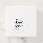 家族に愛を追加Baby Shower Black フェイバータグ (インサイチュ)