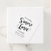 家族に愛を追加Baby Shower Black フェイバータグ (インサイチュ)