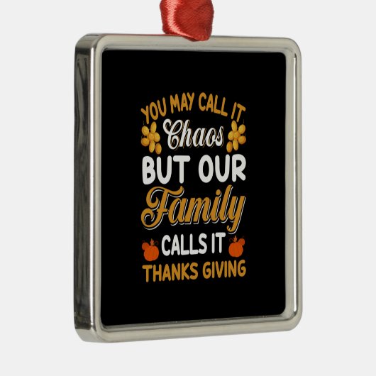 家族に感謝の気持ちを感謝してい与えする メタルオーナメント (右)
