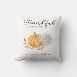 家族に感謝カボチャのシック クッション