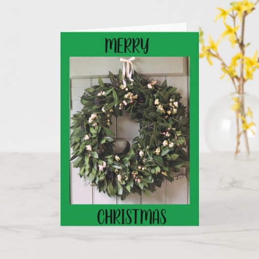 **家族に**休日を願う カード (黄色い花)