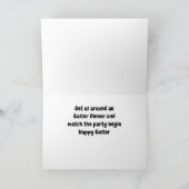 『家族のありとあらゆる道』来はイースターに シーズンカード (内部)