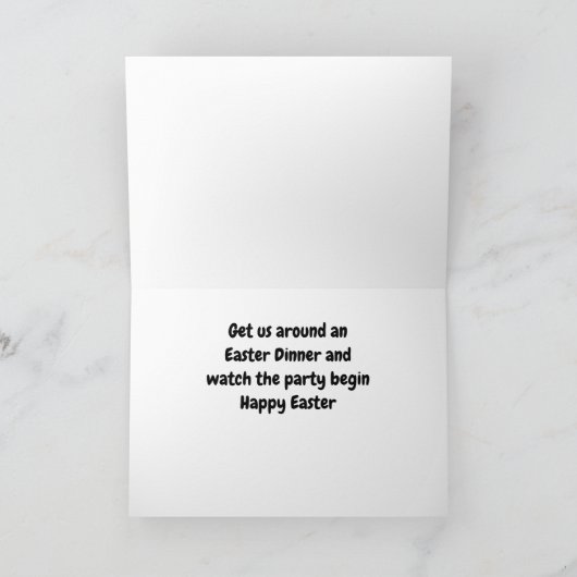 『家族のありとあらゆる道』来はイースターに シーズンカード (内部)