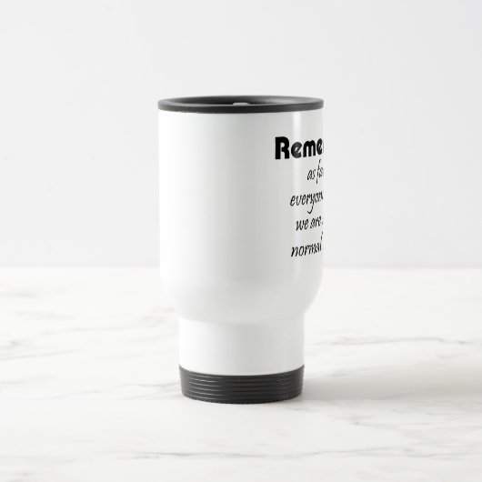 家族のおもしろい引用文マグのギフトコーヒーカップ トラベルマグ (中央)