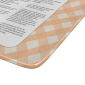 家族のお気に入りのなレシピのレトロ-ラザニア カッティングボード (角)