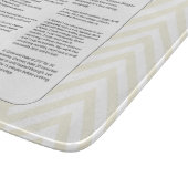 家族のお気に入りのなレシピシェブロン-ラザニア カッティングボード (角)