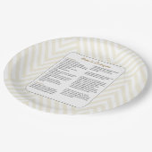 家族のお気に入りのなレシピシェブロン-ラザニア ペーパープレート (アングル)