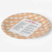 家族のお気に入りのなレシピ-パイ ペーパープレート (アングル)