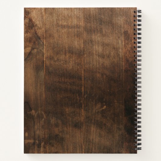 家族のお気に入りフォトコラージュレシピブック ノートブック (裏面)