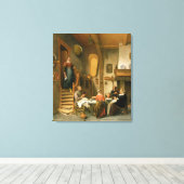 家族のことわざ キャンバスプリント (インサイチュ (ウッドフロア))