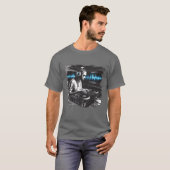 家族のためのDJディスクジョッキープレイ音楽私のディスコ音楽 Tシャツ (正面フル)