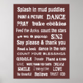 家族のぶら下がった壁の大切な思い出 ポスター (正面)