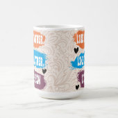 家族のように父親のように娘のギフトコーヒーマグ コーヒーマグカップ (中央)