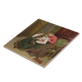 家族のアルバム1869年(キャンバスの油) タイル (側面)