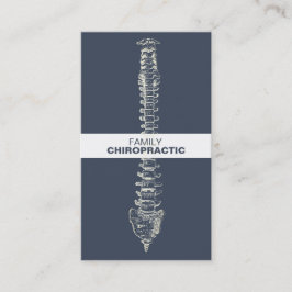 家族のカイロプラクティックの脊柱のıの名刺 名刺