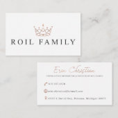 家族のカスタムな名刺を混乱させて下さい 名刺 (正面/裏面)