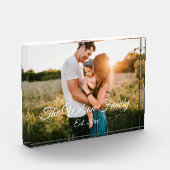 家族のカスタム写真は思い出をパーソナライズ フォトブロック (左)