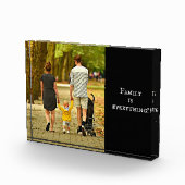 家族のカスタム写真 フォトブロック (右)