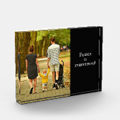 家族のカスタム写真 フォトブロック (左)