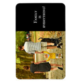 家族のカスタム写真 マグネット (縦)