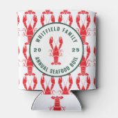 家族のカニ・ロブスター・パーティーをカスタマイズ 缶クーラー (裏面)