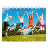 家族のカレンダー、モダンカスタム写真 カレンダー (カバー)