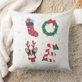 家族のクリスマスかわいいモダン クッション (ブランケット)