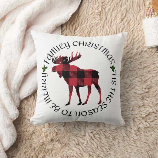 家族のクリスマスが今シーズンメリー クッション (ブランケット)