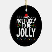 家族のクリスマスすてき休暇である可能性が最も高い セラミックオーナメント (右)