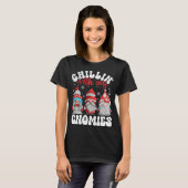 家族のクリスマスにマッチする私のノミーと子供 Tシャツ (正面フル)