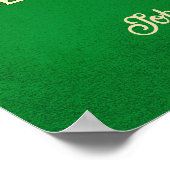 家族のクリスマスのサイン「瞬間を大切にする」 ポスター (角)