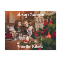 家族のクリスマスの挨拶