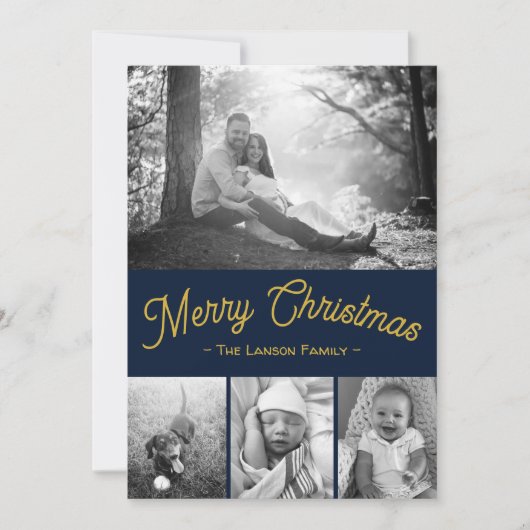 家族のクリスマスカード シーズンカード (正面)