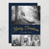 家族のクリスマスカード シーズンカード (正面/裏面)