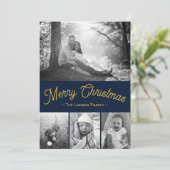 家族のクリスマスカード シーズンカード (スタンド正面)