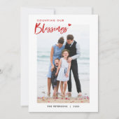 家族のクリスマスカー賛美ドを数えるかわいい (正面)