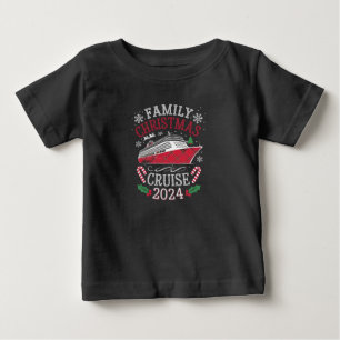 家族のクリスマスクルーズチーム2024 - matching outfit ベビーTシャツ