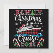 家族のクリスマスクルーズ2025  -  クリスマスの休暇にぴったり シーズンカード (正面)