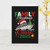 家族のクリスマスクルーズ2025 マッチンググループクルーズ カード (黄色い花)