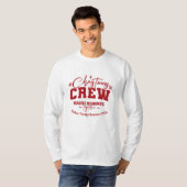家族のクリスマスシャツに名前入り Tシャツ (正面フル)