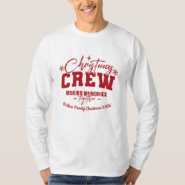 家族のクリスマスシャツに名前入り Tシャツ