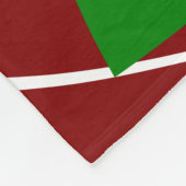 家族のクリスマスツリーの記念品のカスタムの写真 フリースブランケット (角)