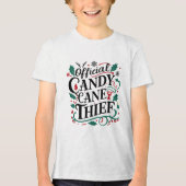 家族のクリスマスティー | キャンディー泥棒 トライブレンドTシャツ (正面)