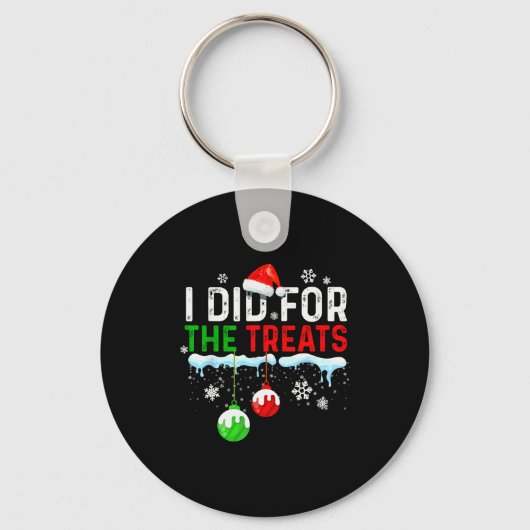 家族のクリスマスパジャマのコーディネートをしてみた キーホルダー (正面)