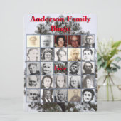 家族のクリスマスパーティー写真ビンゴスノーツリー (スタンド正面)