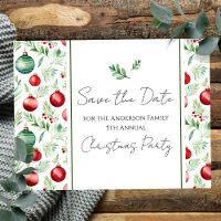 家族のクリスマスパーティー日付の保存